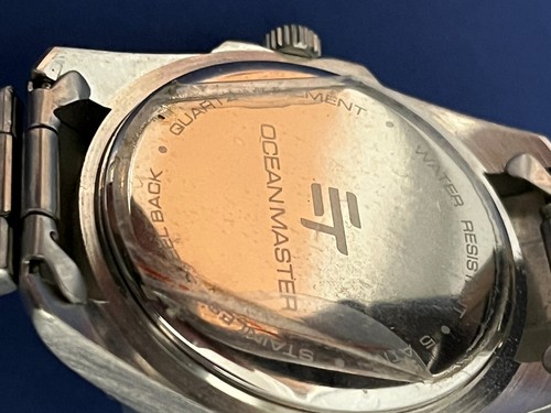 Reloj EUROtops Hombre - Ocean Master Buceo Cuarzo Acero Inoxidable Nuevo Esfera Negra - Imagen 12 de 14