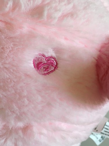 Animal Alley Pink Puppy Dog Stuffed Plush Toys R Us 15" Embroidered Face SOFT - Picture 3 of 5