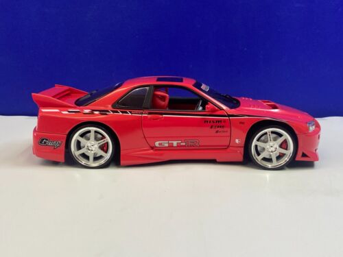MÁQUINAS MUSCULARES ESCALA 1/18 ROJO NISSAN SKYLINE GT-R 2000 SUELTAS ¡MUY BONITAS! - Imagen 3 de 9