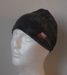 Nike Wide Graphic Headband Womens Tie Dye Black/Orewood/Safety Orange