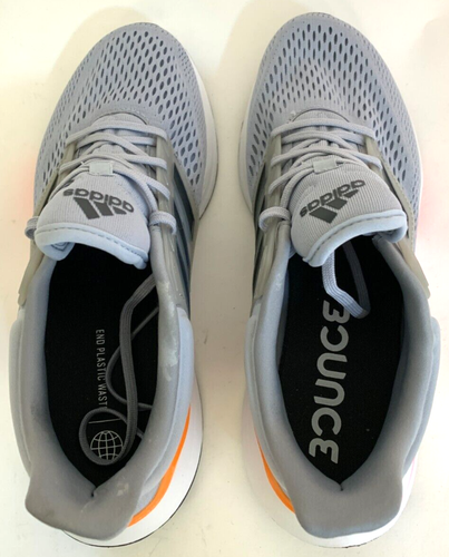 Adidas EQ21 Run GZ0602 Grey Lace Up Low Top Running Men's Size 9.5 - Picture 7 of 9