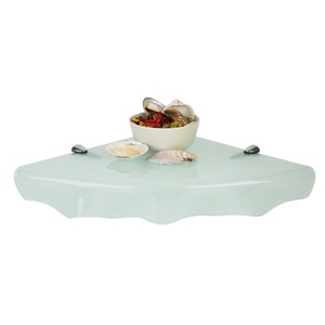 Eckregal für Badezimmer Badregal Glasregal Wandregal mit Glasboden ... Eckregal für Badezimmer Badregal Glasregal Wandregal mit Glasboden ...