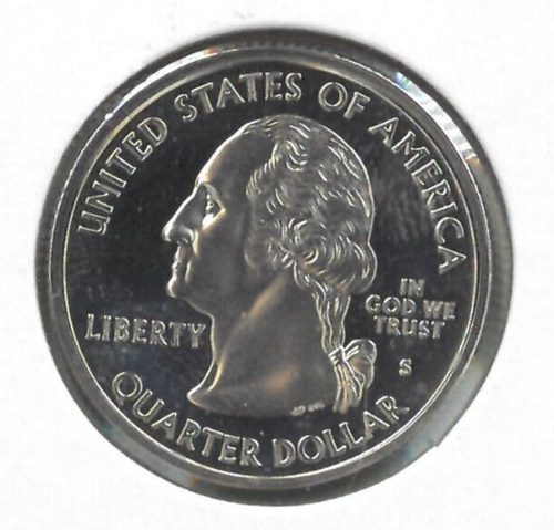 2002 S Washington Quarter Indiana Proof clad - Picture 2 of 2