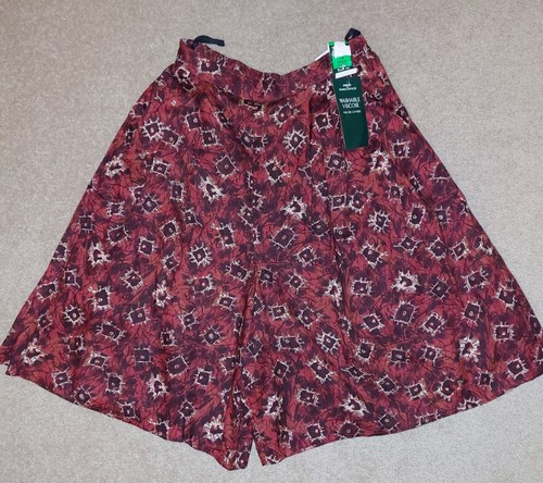 Gonna culottes donna M&S taglia 12. Lavabile. Nuovo con etichette!