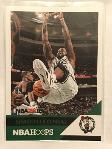 2017-18 Panini NBA Hoops 2K Shaquille O'Neal #19 Boston Celtics Card Shaq - Picture 1 of 2