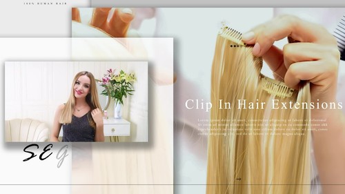 Caramel Clip In On Hair Extensions 100% Real Remy Human Hair 8-24in Full Head US - Video 1 of 1