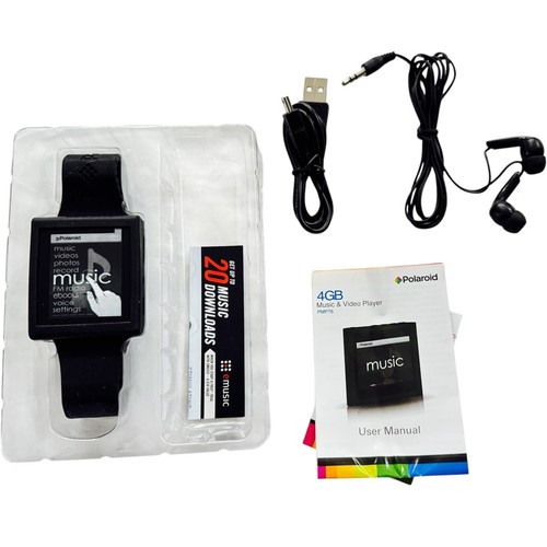 NEU Polaroid Touchscreen 4GB Musik Player PMP76BGL 2013 - Bild 3 von 15