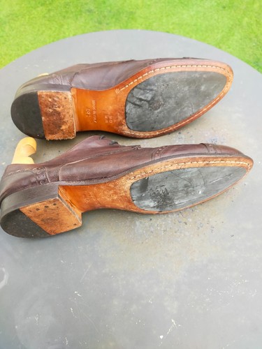 MOMA Mens Brown Leather Lace-up Brogues UK 8.5 (42.5). - Picture 9 of 9