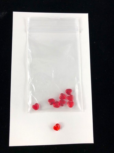 New Lot 1000+ Czech Heart Glass Beads Loose Spacer Purple Pink Red Blue Jewelry - Picture 4 of 12