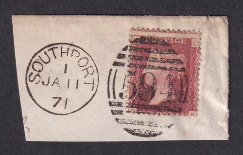 GB QV PENNY REDS Postmarks Duplex Distinctive etc ..on Piece ..PRICED as SINGLES - 第 24/27 張圖片