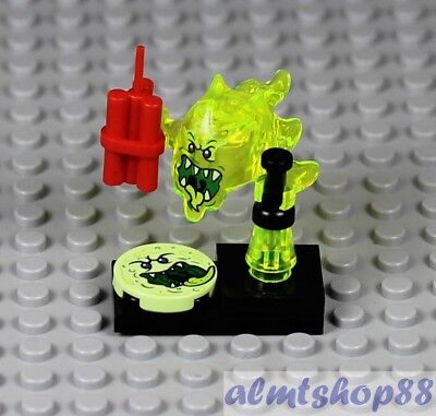 Lego Ninjago 2x Ghost Yellowish Green Katana Shamshir Sword 70730 70732 70733