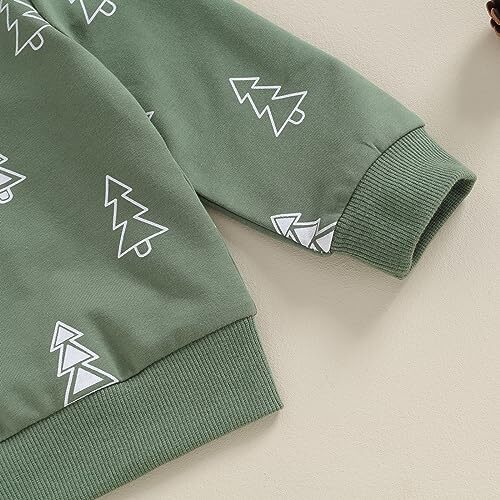 Toddler Infant Baby Boy Christmas Outfits Pants Set Fall 12-18 Months Green - Bild 6 von 7