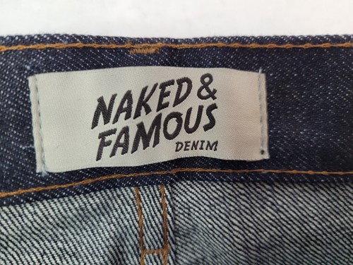 Naked & Famous Denim Super Guy Deep Indigo Rigid Selvedge Mens Jeans 31x31 NWT - Picture 7 of 13