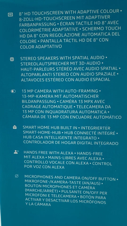 Amazon Echo Show 8 3. Gen. Smart Display-Lautsprecher - Anthrazit Schwarz Neu ✅ - Bild 3 von 4