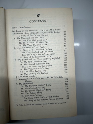 Vintage Arabian Nights By Joseph Campbell Viking Portable HC 1952 1st Ed. - Bild 6 von 6
