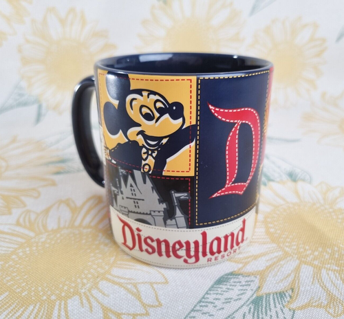 Disneyland Resorts Coffee Tea Mug Patchwork Authentic Original Disney Parks - Picture 3 of 10