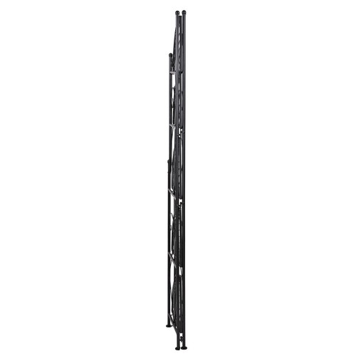 Nostalgie Stahl Eckregal Pflanzenregal Blumentreppe 5 Böden klappbar anthrazit - Bild 4 von 4
