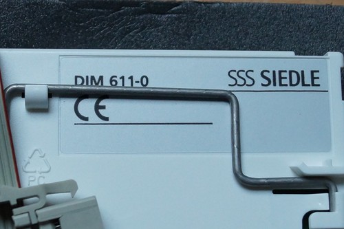 Siedle DIM 611-0 W display module with terminal block - Picture 4 of 6