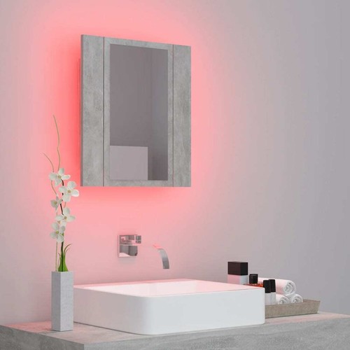 LED Bathroom Mirror Cabinet Washroom Mirror Furniture Storage Cabinet vidaXL - Picture 35 of 66