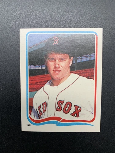 1985 Fleer Star Stickers Roger Clemens RC Rookie #123 Boston Red Sox MLB NM+