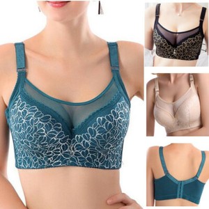 Women-039-s-Plus-Size-Bra-Full-Coverage-Underwire-Lace-Push-Up-Brassieres-Lingerie