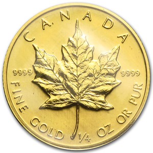 1982-Canada-1-4-oz-Gold-Maple-Leaf-BU-SKU-82819