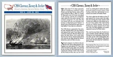 Read's Seven-Week Raid - CSS Clarence, Tacony & Archer - Conflict Civil War Card