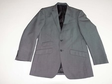 Kenneth Cole Reaction Men's Sport Coat Size 38 Regular Gray Black Jacket Blazer