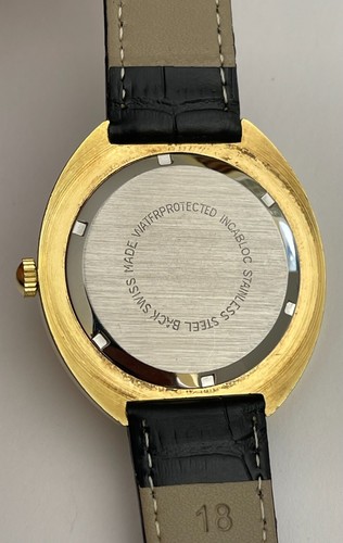 Vintage SOLAR Watch 17 Jewels Incabloc Swiss made Burgundy Time Indicators RARE - Picture 17 of 21
