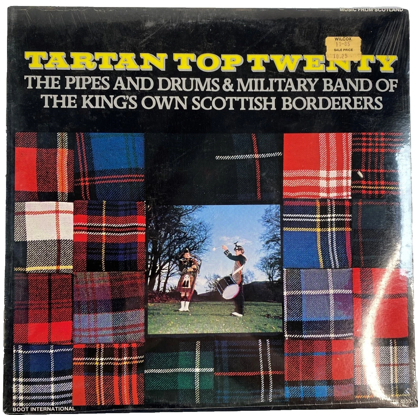 Discos de vinilo de velocidad de 33 RPM militar