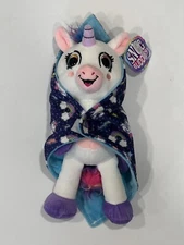 Kipp Brothers 10” Snug Buddies White Unicorn with Security Blanket Plush