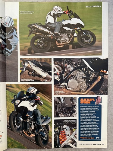 Fast Bikes Magazine - March 2012 - ZZR1400, Versys 1000 v 990SM T, 1098, GP45 - Picture 5 of 5