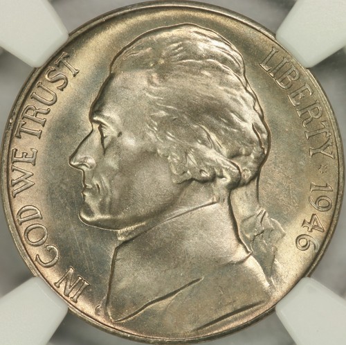 1946-S Jefferson Nickel NGC MS68 - Picture 1 of 3