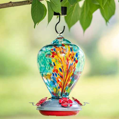 Muse Garden Hummingbird Feeders for Outdoors Hanging, Hummingbird Gifts for Wome - Picture 4 of 12
