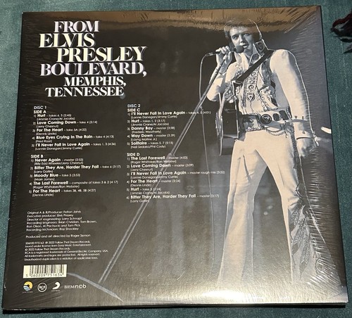 From Elvis Presley Boulevard Memphis Tennessee FTD #3239/3500 Blue Vinyl Sealed! - Picture 4 of 4