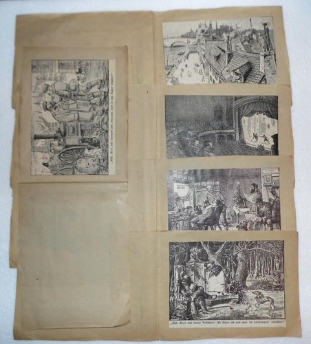 1.WK Satirische Zeichnungen, Süh und Karl im Krieg von Heinrich Zielle, um 1915 - Picture 3 of 6