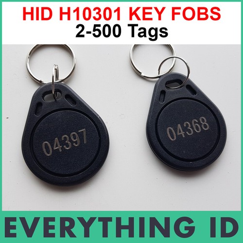 KEY TAG FOBS WORKS WITH HID PROXKEY 1346 1386 26 BIT H10301 125KHz PROX