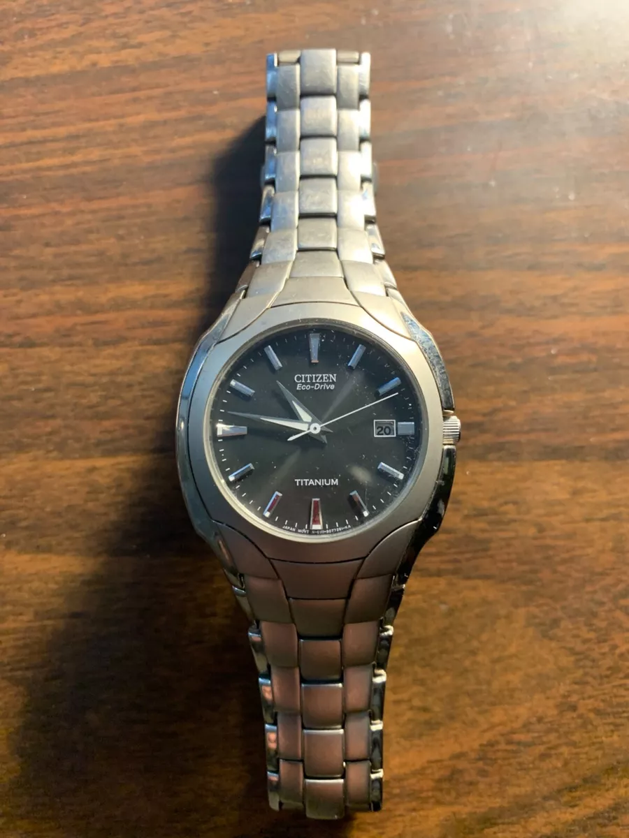 Citizen eco drive watch black face sale