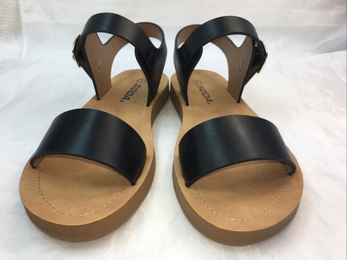 New SODA-PLENTY PU WRAP Casual Fashion REFLECT Comfort Women Ankle Strap Sandal - Picture 9 of 24