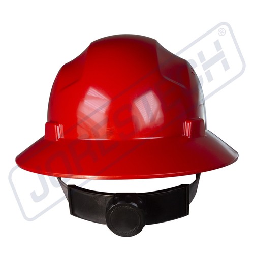 HARD HAT FULL BRIM JORESTECH 4 POINT RATCHET SUSPENSION CONSTRUCTION SAFETY ANSI - Picture 31 of 84