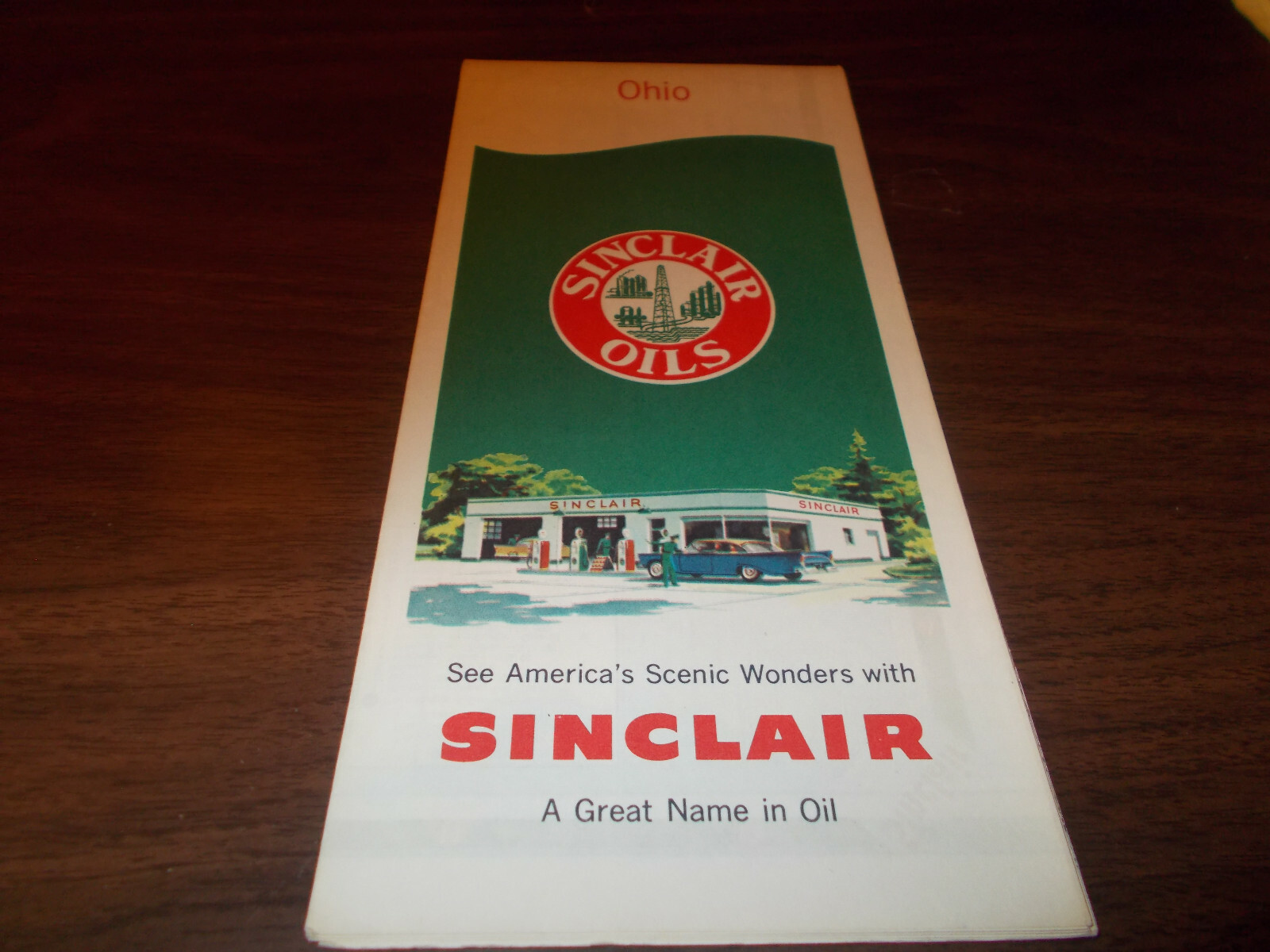 1959 Sinclair OHIO Vintage Road Map / 59A eBay