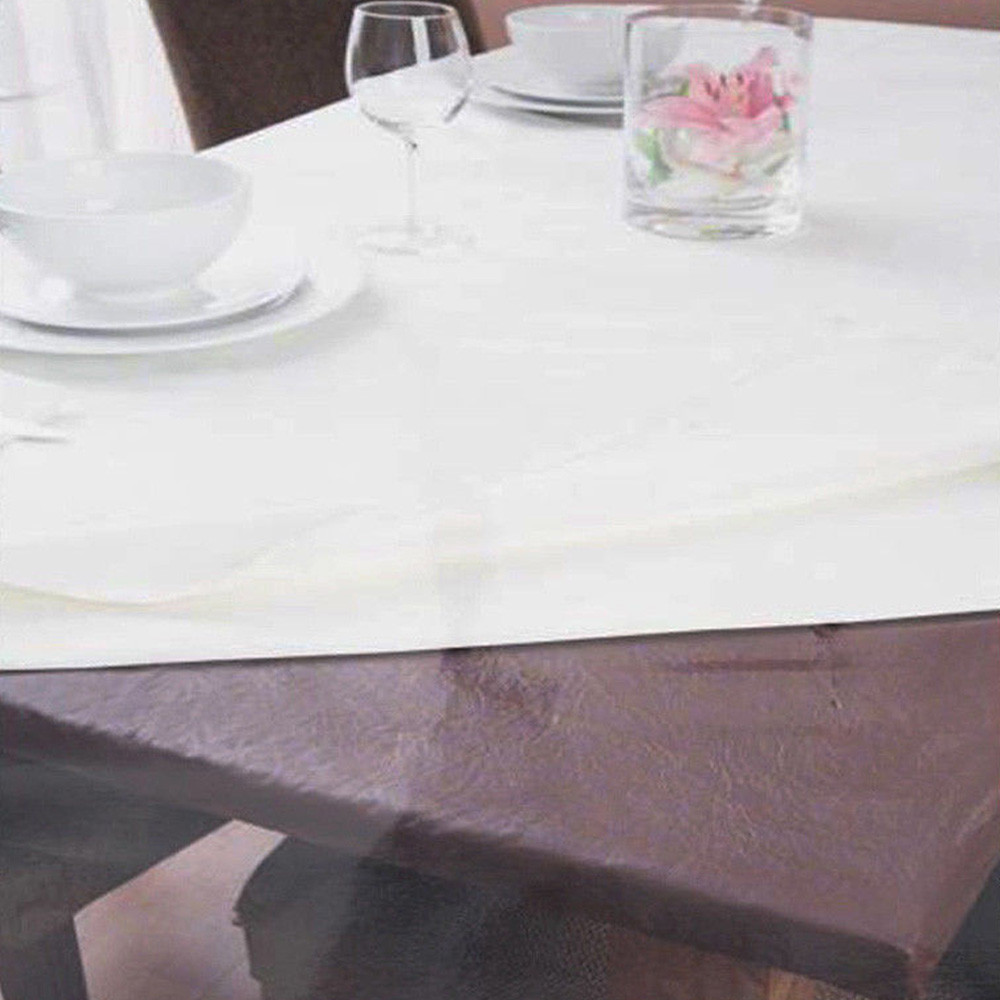Details About Inhabit Fitted Table Protector By Ladelle Brown 107x244cm Rec Waterproof