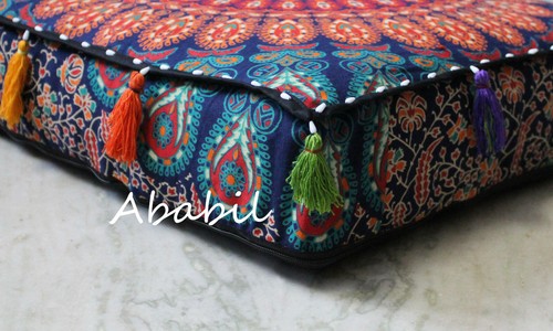 New Collection Of Square Cushion Cover Multi Mandala Decorative Box Pillow Cover - Picture 35 of 49