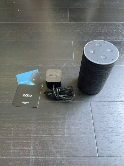 Amazon Echo (2nd Generation) Smart Assistant - Charcoal Fabric Amazon Echo (2nd Generation) Smart Assistant - Charcoal Fabric