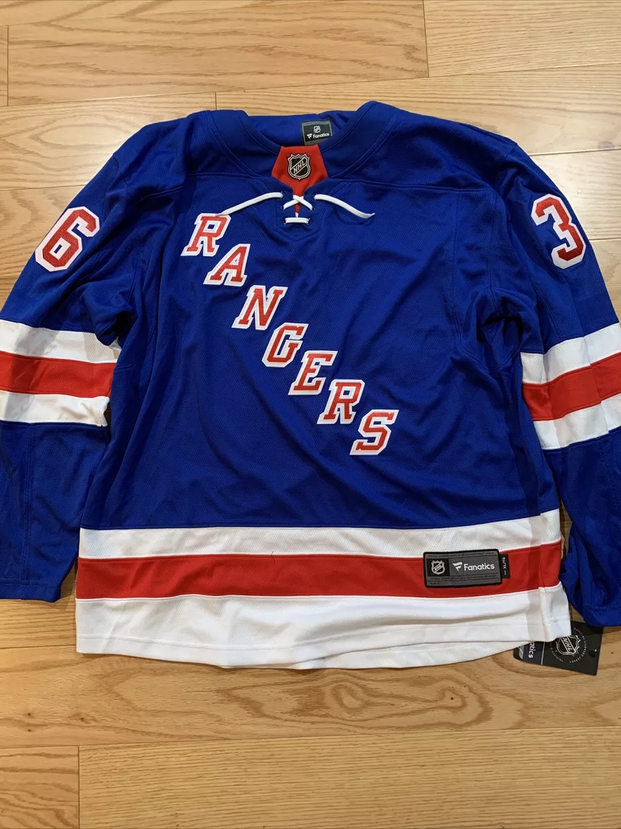 New York Rangers Fanatics Branded Home Breakaway Jersey - Mens