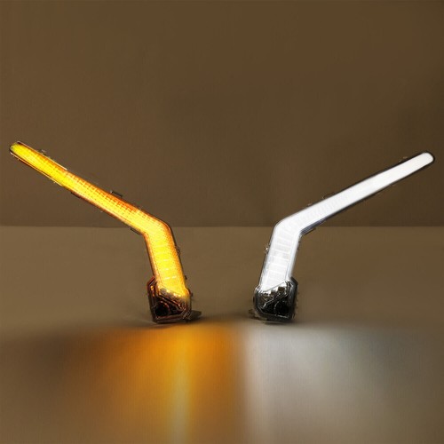 LED Turn Signal Light Chrome For Can Am Maverick X3 /XDS /XRS Turbo 2017-2023 - Picture 10 of 22