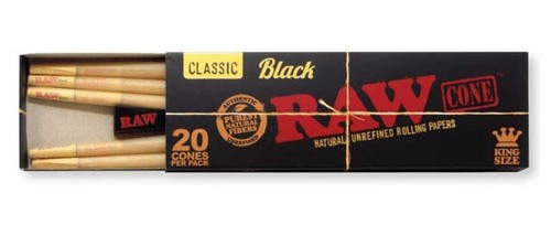 RAW Classic/Organic King Size Cones Mega Pack 32 Cones Pre Rolled Rolling Papers - Picture 6 of 8