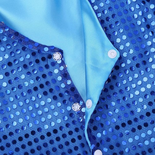 Jungen Weste Ärmellos Kostüm Jazzdance Oberteile Hip Top Shirt Karneval Jacke - Picture 34 of 125