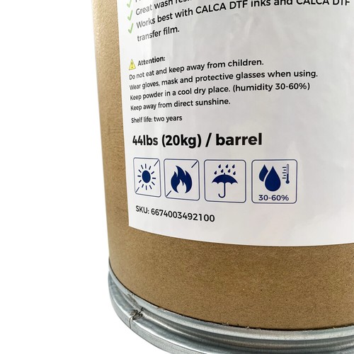 20kg/barrel DTF Powder DTF Transfer Powder Hot Melt Adhesive Fine White - Picture 4 of 11