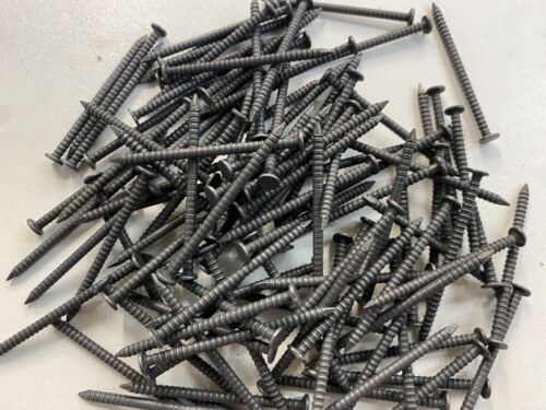 Sheradised Annular Ring Nails Steel Ribbed Grip 40mm 50mm 65mm 1 1/2" 2" 2 1/2" - Picture 2 of 24